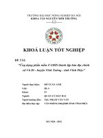 Ứng dụng phần mềm FAMIS thành lập bản địa chính xã vũ di   huyện vĩnh tường   tỉnh vĩnh phúc (1)