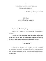 Một số giải pháp nhằm tiếp tục thực hiện tốt công tác quy hoạch, đào tạo, chuẩn hóa đội ngũ cán bộ, công chức cấp huyện và cấp xã, thị trấn huyện Thới Bình, tỉnh Cà