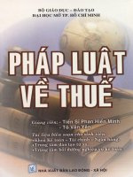 Giáo trình Pháp luật về thuế