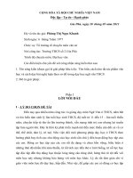 Báo cáo sáng kiến Một số phương pháp dạy học giúp học sinh tìm hiểu và cảm thụ tác phẩm văn chương trong nhà trường THCS