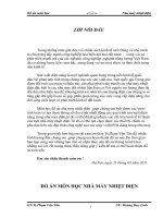 đồ án nhà máy nhiệt điện