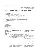 bài 15 bạn cảm thấy thế nào khi bị bệnh