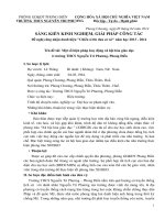 Một số biện pháp huy động xã hội hóa giáo dục  ở trường THCS Nguyễn Tri Phương, Phong Điền