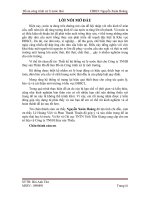 Đồ án: Thiết kế hệ thống xử lý nước thải cho Công ty TNHH thủy sản Thiên Hà