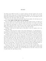 tóm tắt luận án tiến sĩ các đinh lý giớ hạn cho martingale.