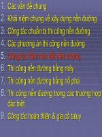 Xây dựng nền đường chương 5