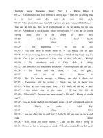 Học tiếng anh qua hội thoại hừng đông 1