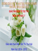 GIÁO án điện tử   sử DỤNG các hàm để TÍNH TOÁN   TIN học lớp 7
