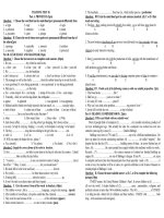 training test english 9