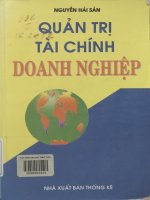Quản trị tài chính doanh nghiệp
