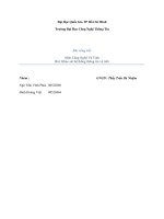 Đồ án Môn Công Nghệ Vệ Tinh Khảo sát hệ thống thông tin vệ tinh