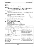 GIÁO ÁN TIN LỚP 6(25-35)