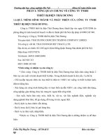 HẠCH TOÁN NGHIỆP VỤ KẾ TOÁN TẠI CÔNG TY TNHH THIẾT BỊ ĐIỆN THÁI DƯƠNG.