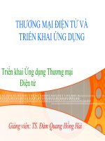 Triển khai Ứng dụng Thương mại Điện tử