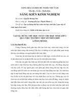 Báo cáo sáng kiến Tạo sự hứng thú học toán cho học sinh lớp 2 thông qua việc tổ chức trò chơi học tập