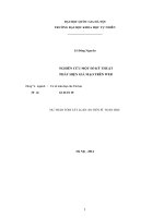 tóm tắt luận án tiến sĩ NGHIÊN CỨU MỘT SỐ KỸ THUẬT phát hiên giả mạo trên wep