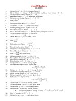 Luyện thi đại học chuyên đề số phức