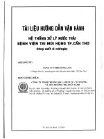 hệ thống xử lý nước thải bệnh viện tai  mũi  họng  cần thơ