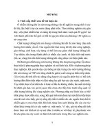 tóm tắt luận án tiến sĩ đánh giá tổng hợp chất lượng môi trường không khí cho khu vực Hà Nội