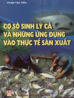Cơ sở sinh lý cá và những ứng dụng vào thực tế sản xuất