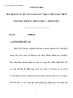 Sáng kiến kinh nghiệm   phương pháp giải nhanh bài toán điện xoay chiều THPT hải hậu