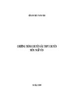 Tài liệu Bồi dưỡng Học Sinh giỏi ngữ văn THPT