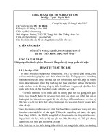 Báo cáo sáng kiến Tổ chức ngoại khóa - Cuộc thi Nhà khoa học nhỏ tuổi.DOC