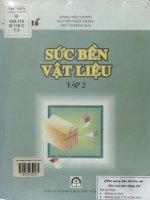 Sức bền vật liệu Tập 2