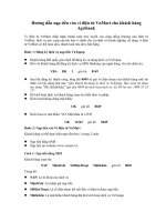 Hướng dẫn nạp tiền vào ví điện tử VnMart cho khách hàng Agribank