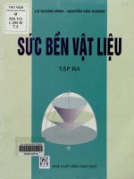Sức bền vật liệu Tập 3
