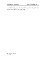 Kế toán chi phí xây lắp công trình Oceanpark tại Công ty Cổ phần kiến trúc và xây dựng chuyên nghiệp ACE