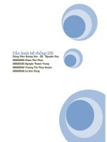 Tiểu luận môn học an ninh mạng Cấu hình hệ thống IDS