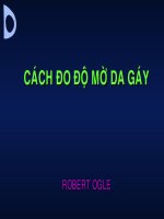 Siêu âm sản khoa, cách đo độ mờ da gáy, Dr.Robert Ogle