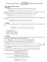 Vận dụng tính chất của các phép tính để tính nhanh, tính thuận tiện