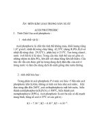 Tiểu luận ăn mòn kim loại trong sản xuất