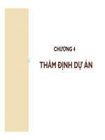 Giáo trình quản lý dự án đâu tư - chương 4
