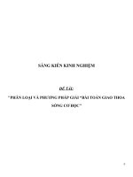 SKKN Phân loại và phương pháp giải “Bài toán giao thoa sóng cơ học”