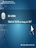 Bài giảng thiết kế sản phẩm mộc và trang trí nội thất chương 1 +2+ 3