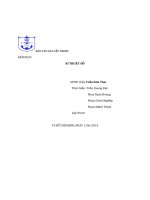 BÀI tập lớn kĩ THUẬT số