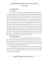 SÁNG KIẾN KINH NGHIỆM Một số giải pháp nhằm tạo hứng thú học Văn cho học sinh THCS