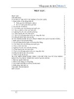 Tiểu luận Tác động kinh tế của phát triển du lịch tại Đà Nẵng