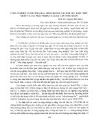 Công nghiệp và thương mại - Môi trường và lĩnh vực trực tiếp nhất của sự phát triển của giai cấp công nhân