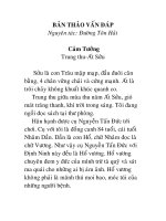 Bản thảo vấn đáp dược tính của trung tây hối thông y thư