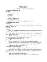 CÁC PHƢƠNG PHÁP ĐÚC ĐẶC BIỆT