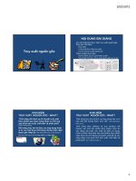 bài giảng truy xuất nguồn gốc