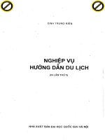 Nghiệp vụ hướng dẫn du lịch