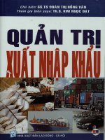Giáo trình quản trị xuất nhập khẩu