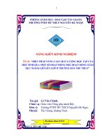 SÁNG KIẾN KINH NGHIỆM Tích hợp Giáo dục bảo vệ môi trường trong môn Khoa học lớp 5 (1)