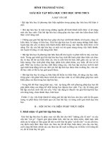 Sáng kiến kinh nghiệm –Hình thành kĩ năng giải bài tập HÓA HỌC CHO HỌC SINH THCS