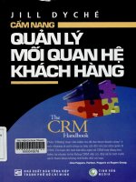 Cẩm nang quản lý mối quan hệ khách hàng-The CRM Handbook